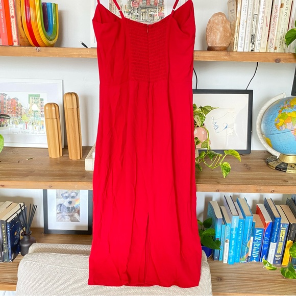 Reformation - Isabel red midi dress - size 4 - Picture 8 of 11
